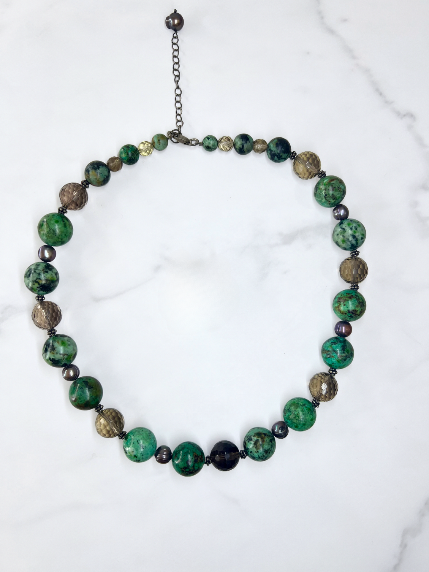 Malachite Crystal Necklace