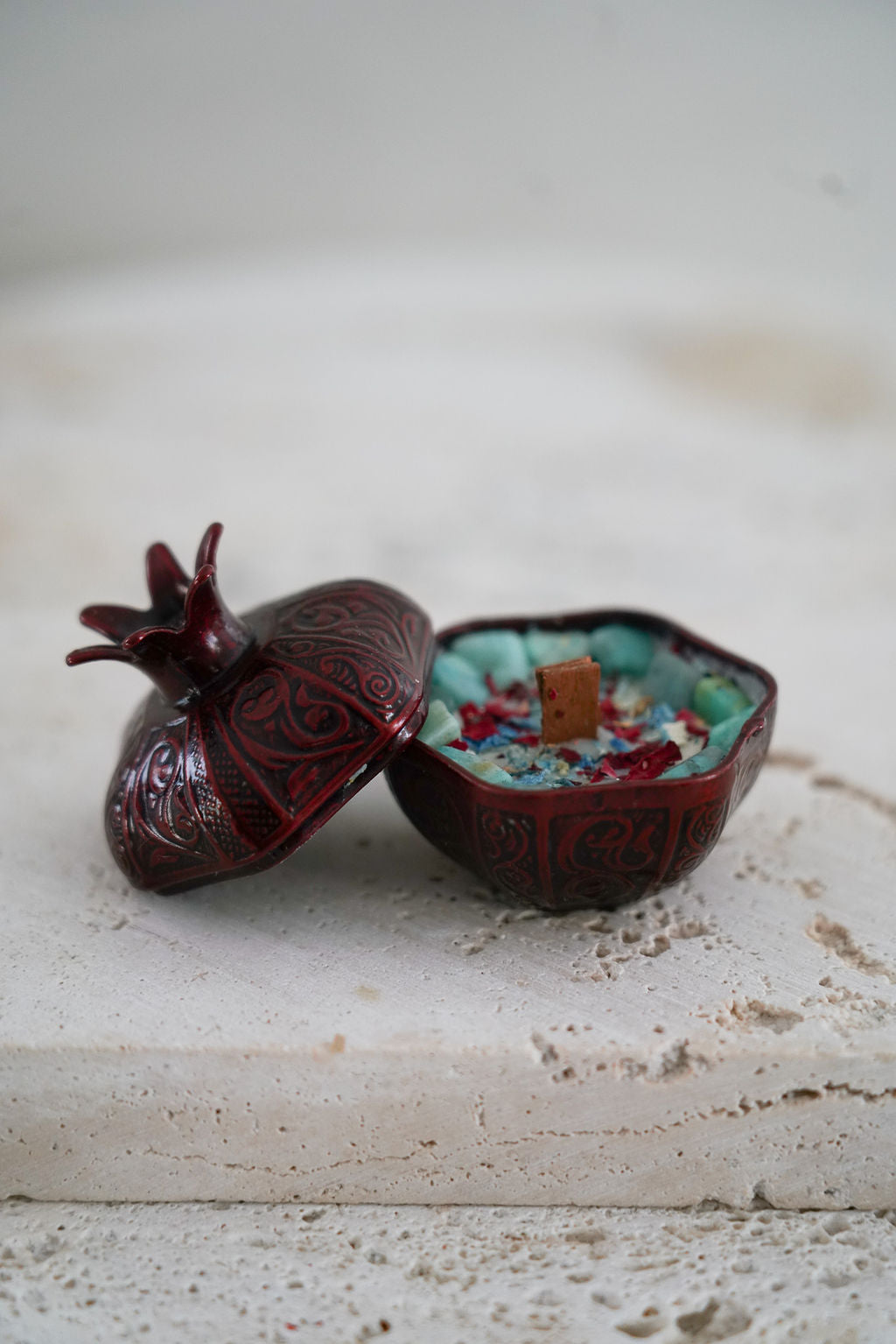 Small Pomegranate Candle