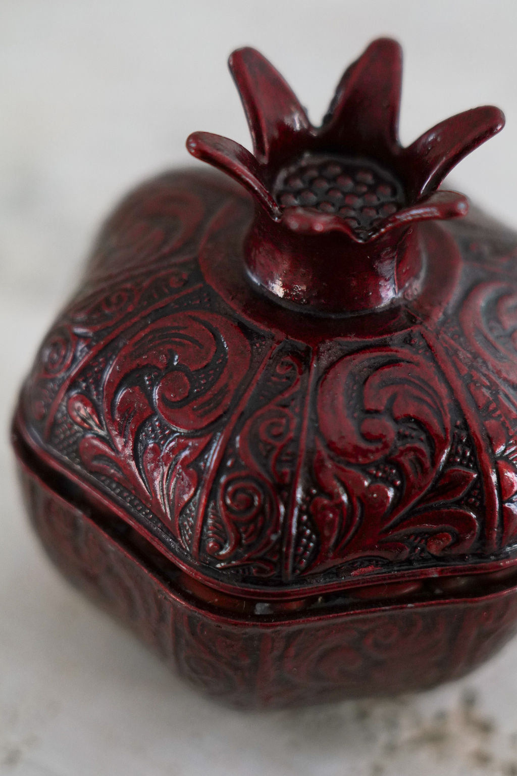 Large Pomegranate Candle