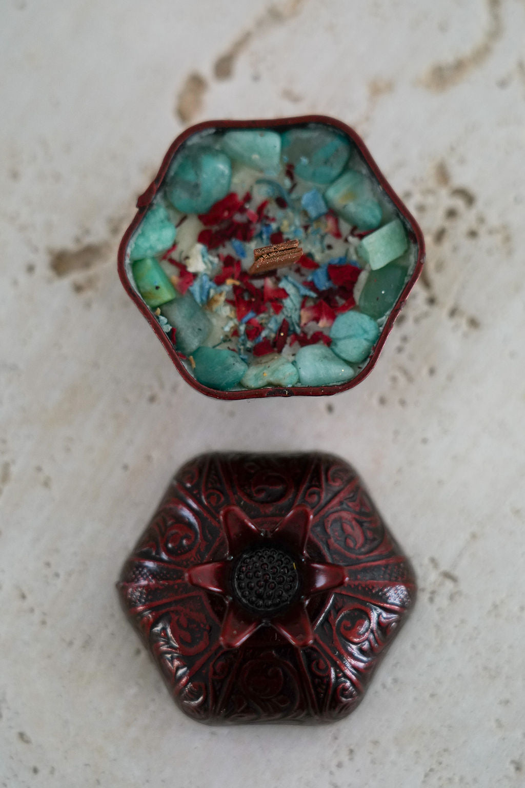 Small Pomegranate Candle