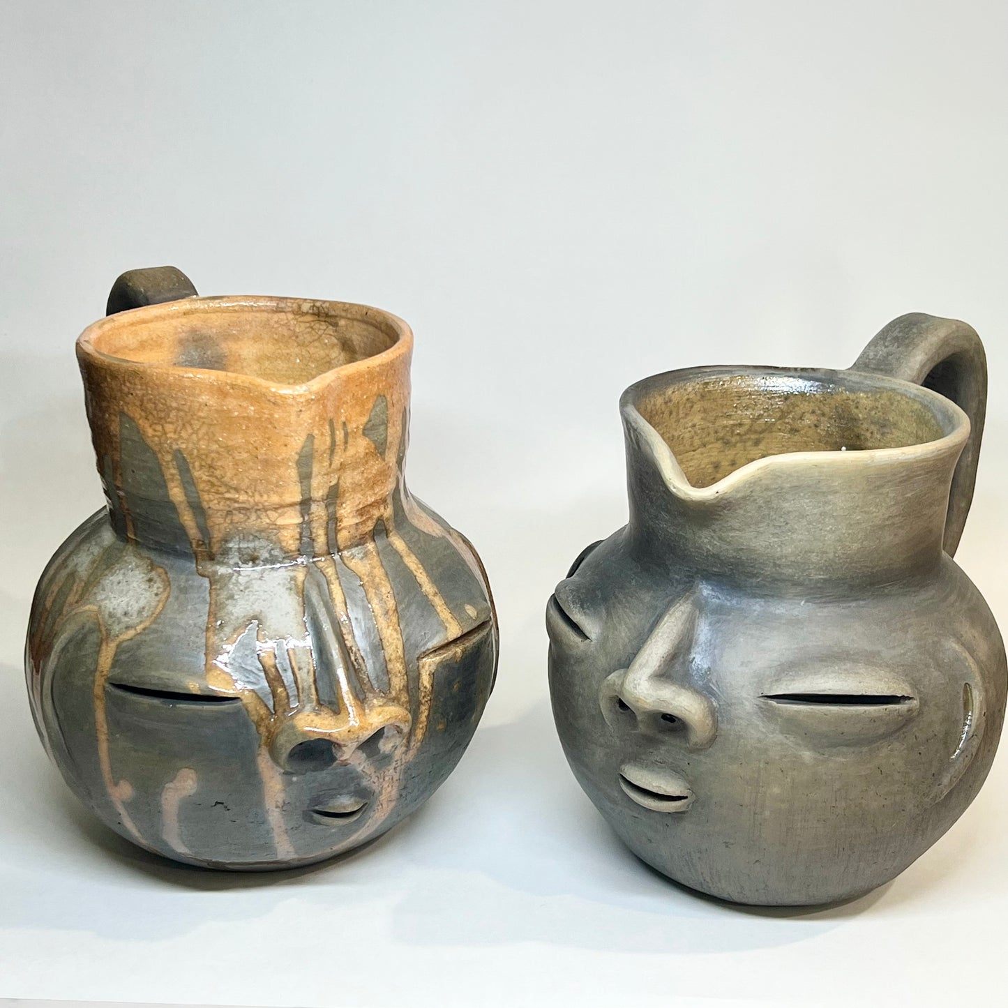 Ceramic Face Pitchers