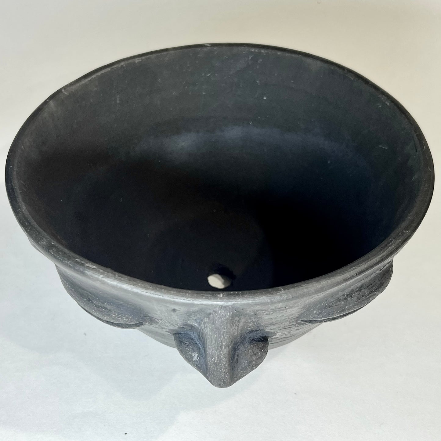 Black Ceramic Flower Pot