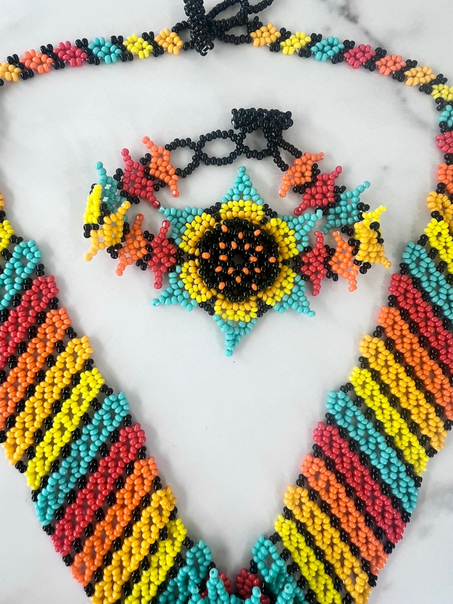 Beaded Sunflower Jewelry