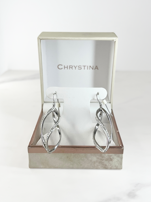 Chrystina Genuine Crystal Earrings