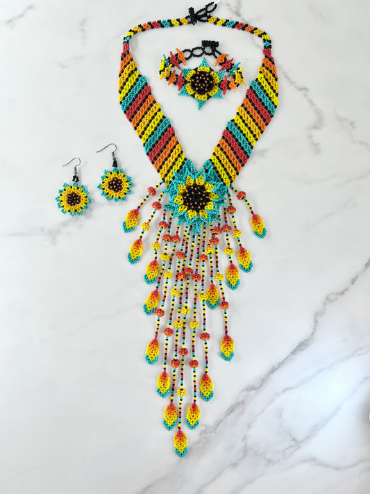 Beaded Sunflower Jewelry