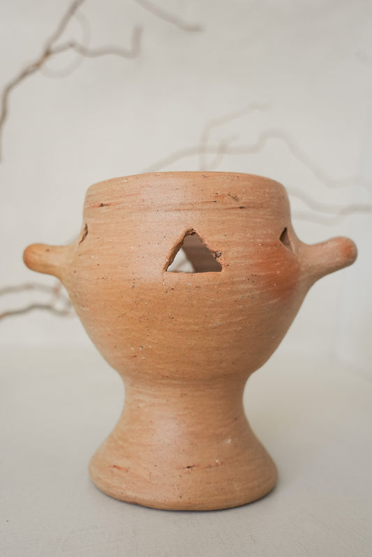 Clay Handled Vase