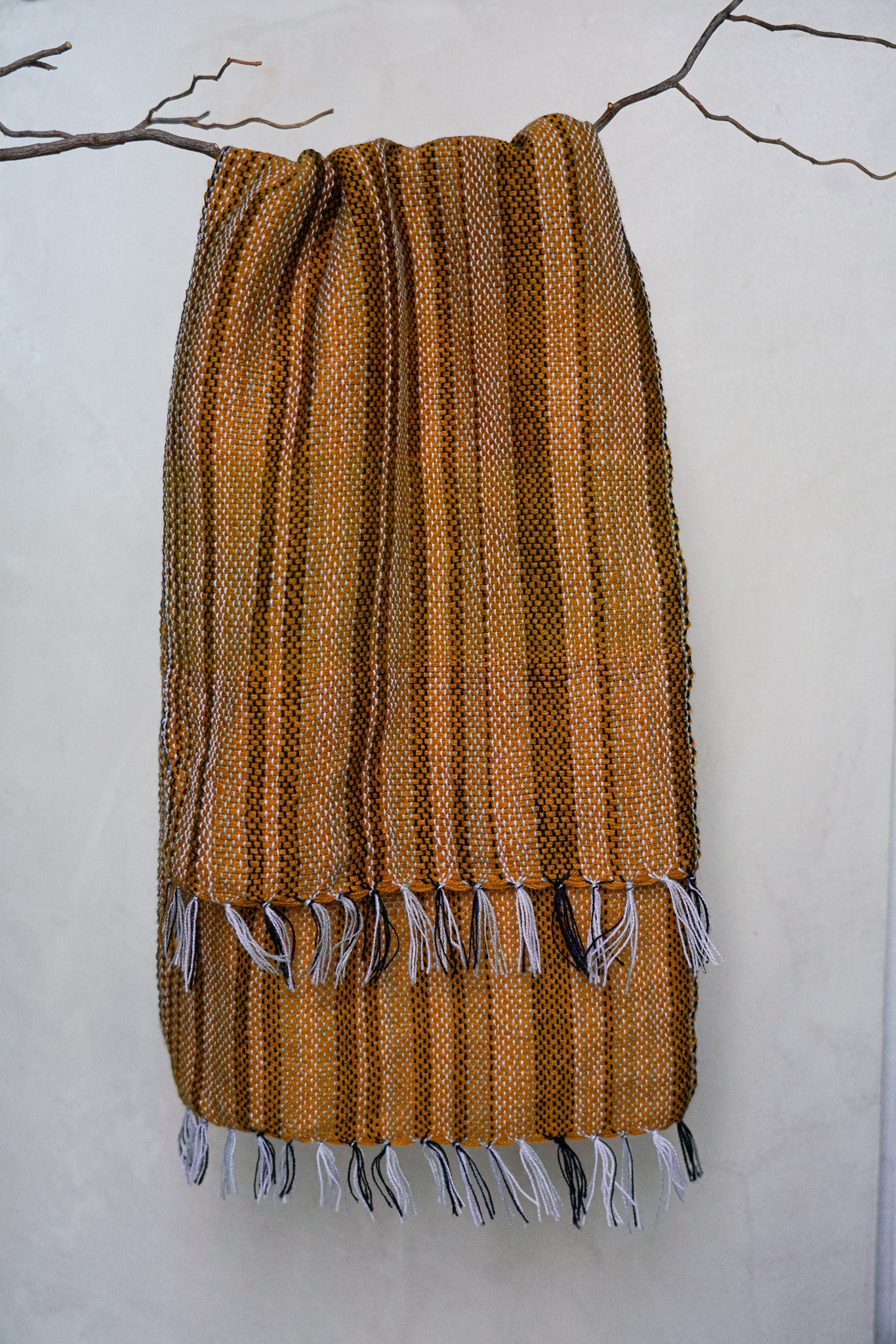 Handwoven Tassled Scarf