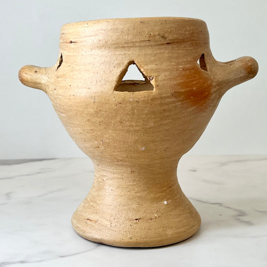 Clay Handled Vase