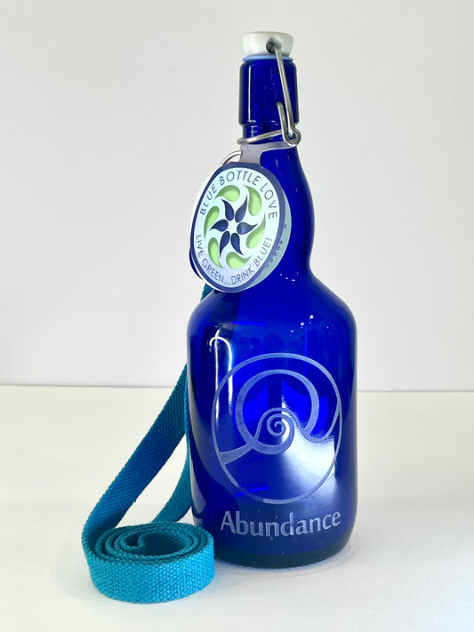 Blue Water Bottle - Abundance