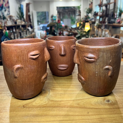 Red Clay Face Pottery