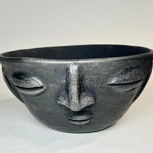 Black Ceramic Flower Pot