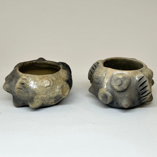 Fish Faced Ceramic Cup