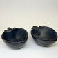 Ceramic Black Heart Bowl with Handle